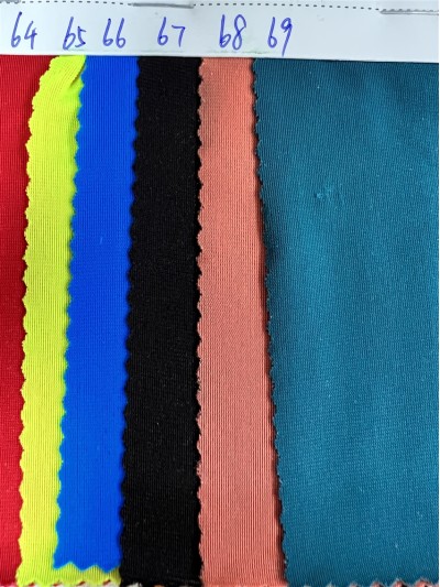 DG-BT recycled polyester matte Lycra Composition: 82% recycled polyester 18% spandex Weight: 180g/㎡ Width: 150CM detail view-6